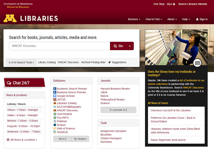 100+ Library Websites For Web Design Inspiration
