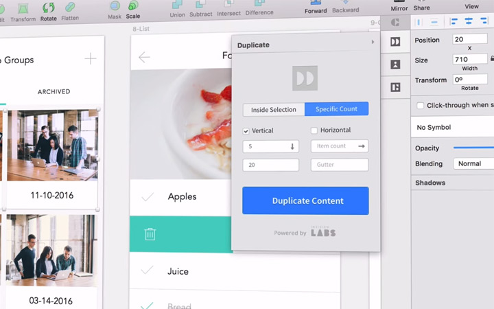 craft plugin for sketch by invision labs