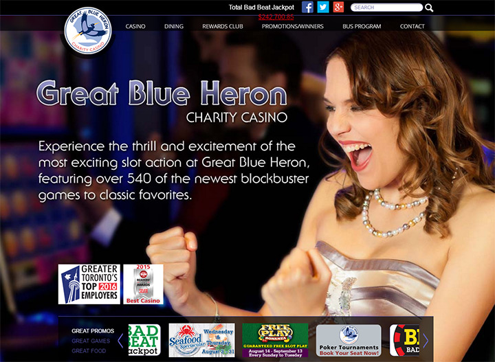 great blue heron casino