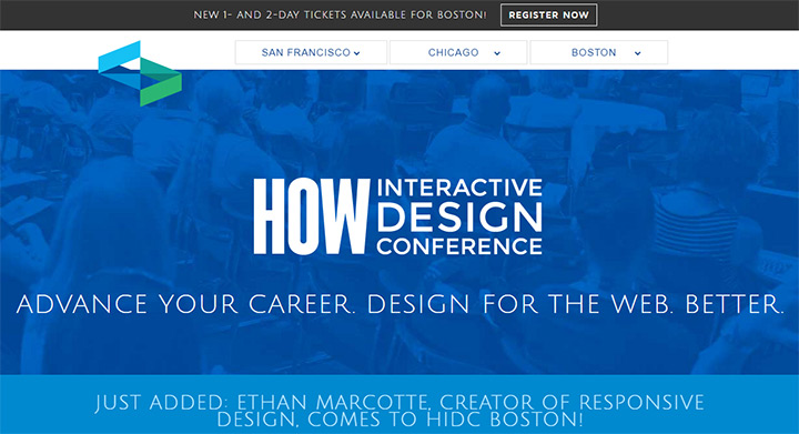 how interactive conference website