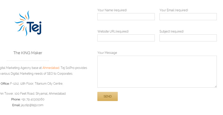 tej solpro contact form