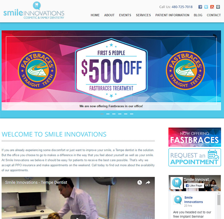 smile innovations homepage