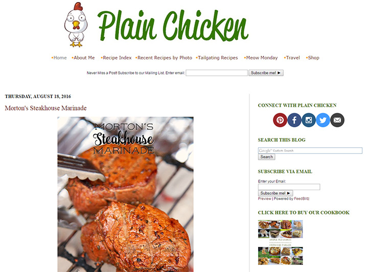 plain chicken