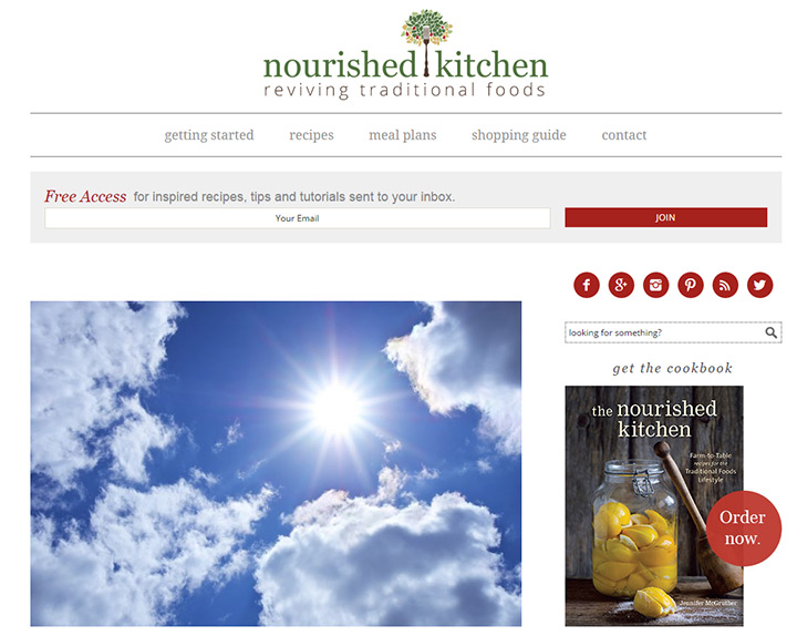 nourished kitchen blog