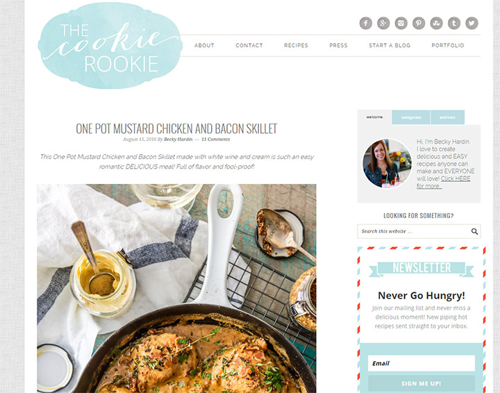 cookie rookie blog