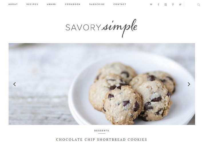 savory simple blog