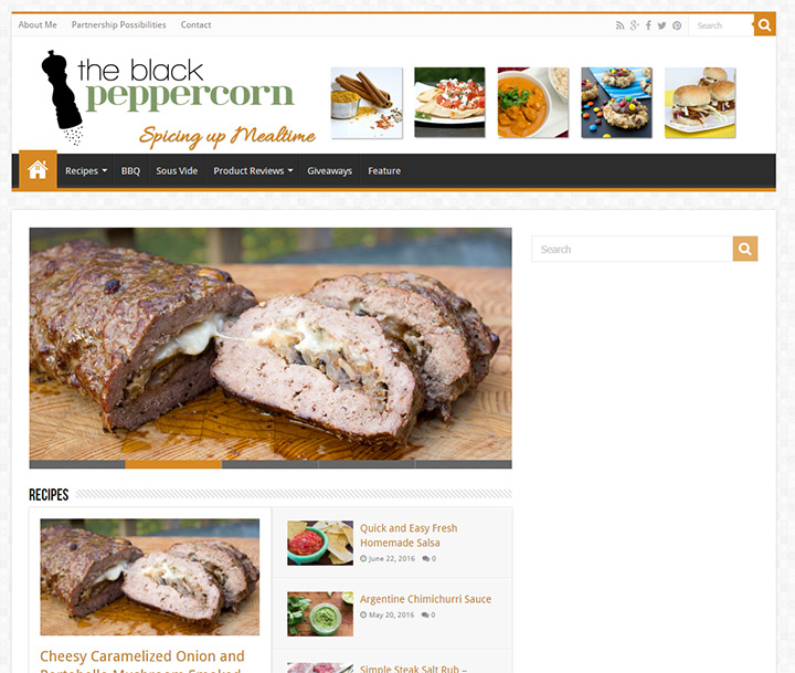 black peppercorn homepage
