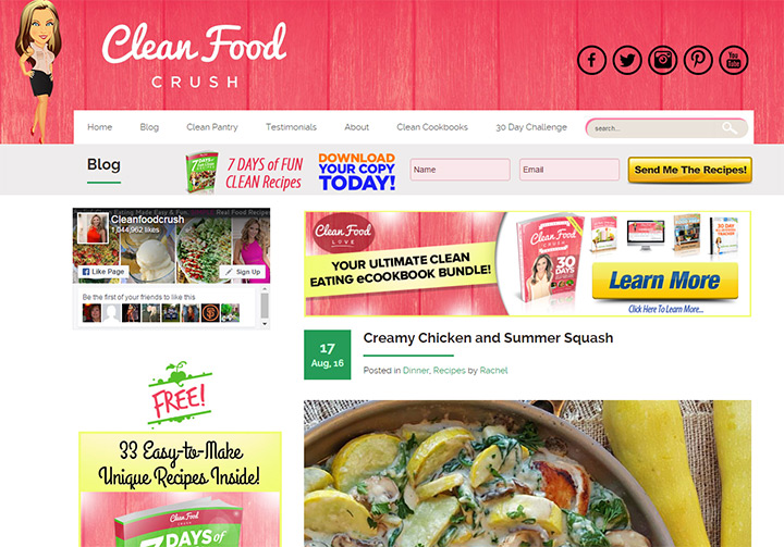 clean food crush blog