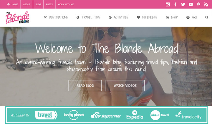blonde abroad blog