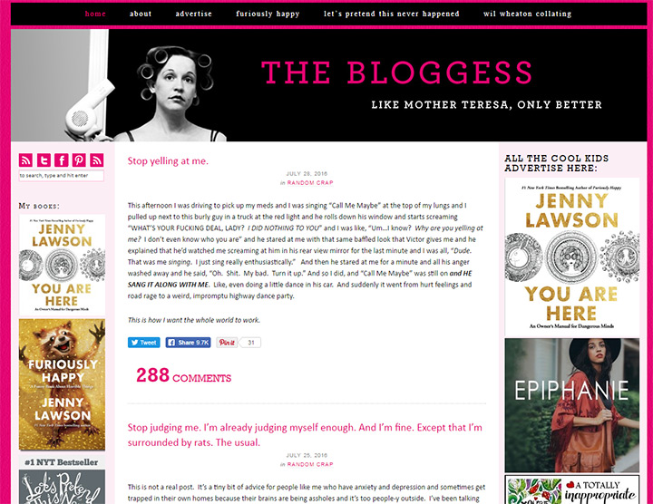 the bloggess blog