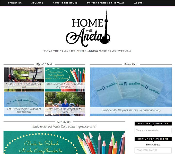 home with aneta blog