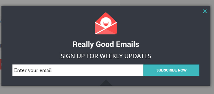 really good emails form design