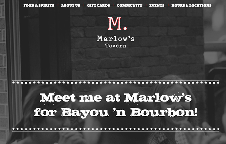 marlows tavern website