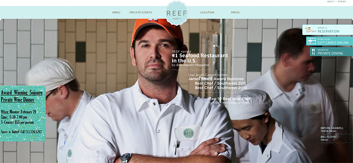 reef houston website