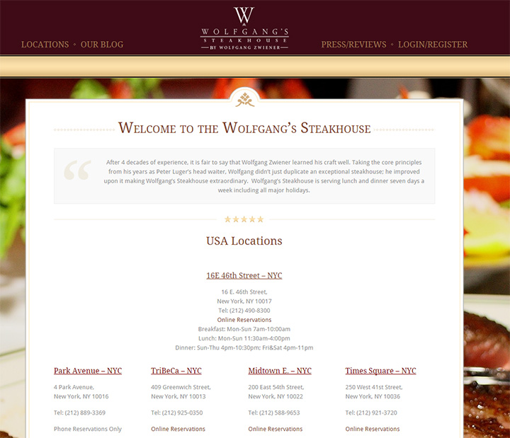 wolfgang steakhouse website