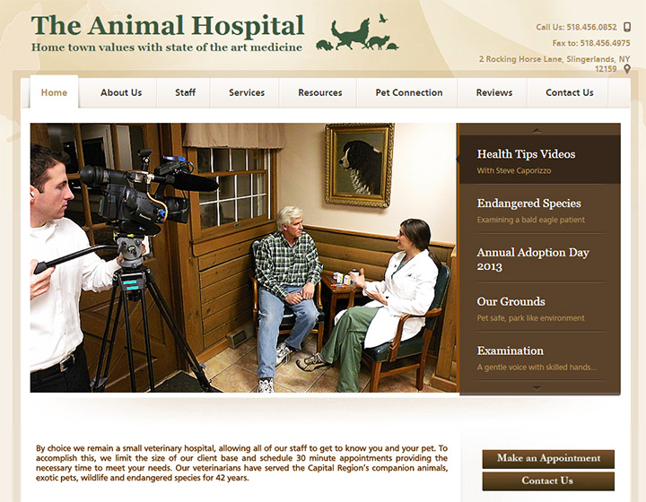animal hospital website