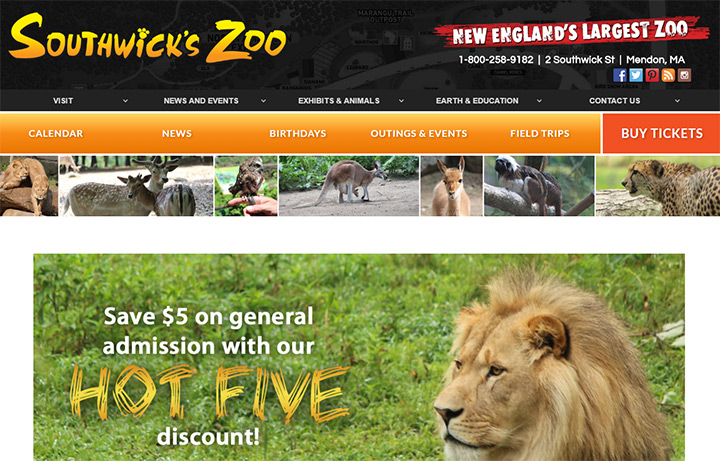southwick zoo