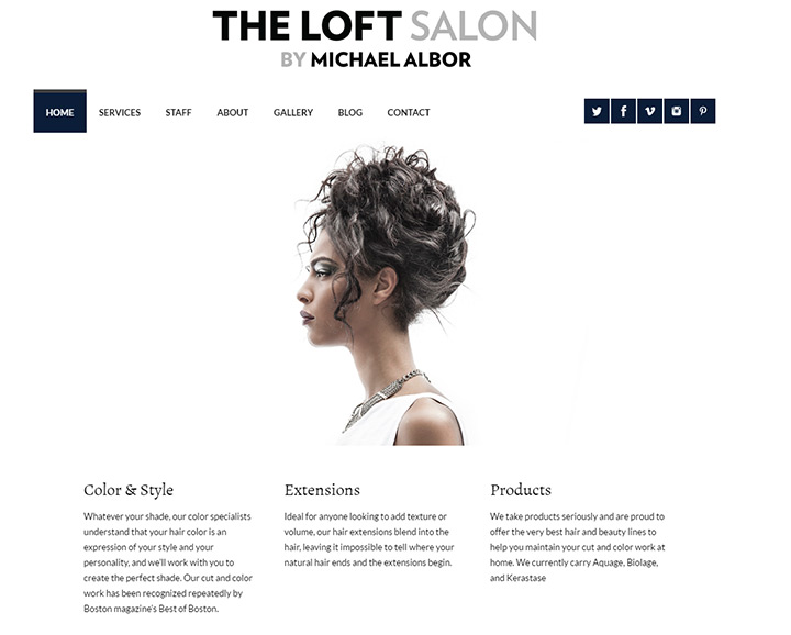 the loft salon