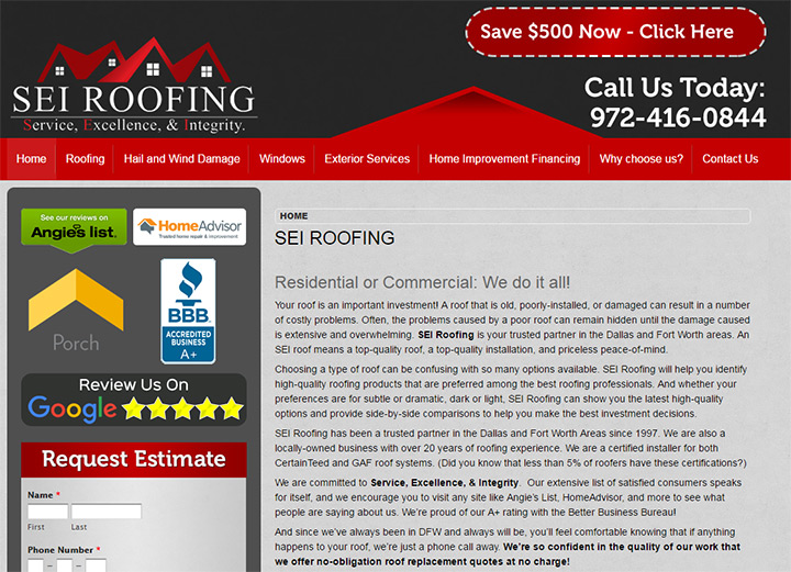 sei roofing