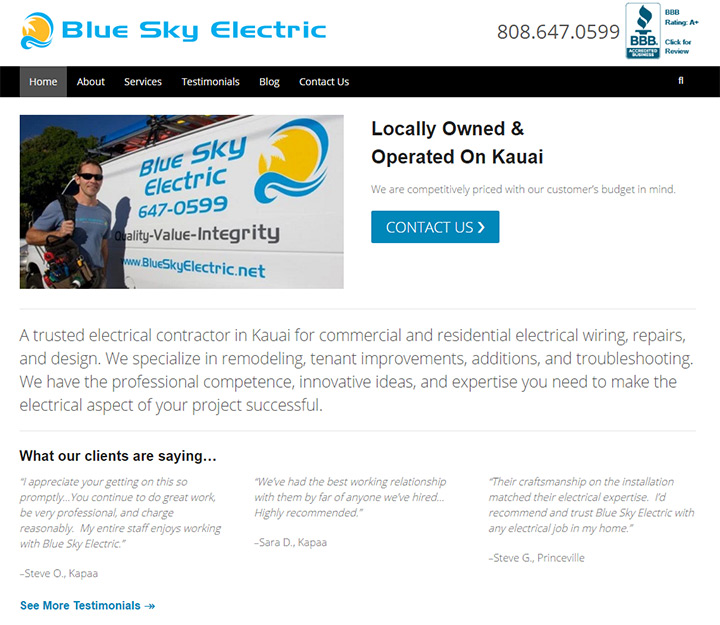 blue sky electric