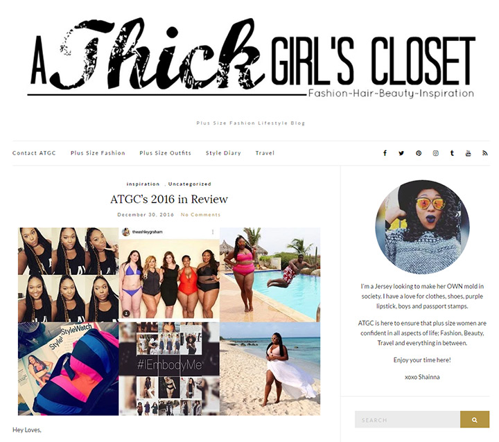 thick girls closet