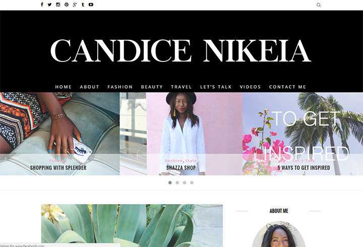 candice Nikeia blog