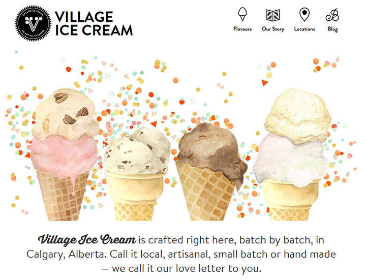 village ice cream