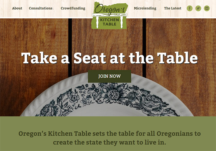 oregons kitchen table