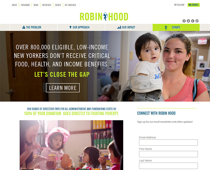 robin hood charity