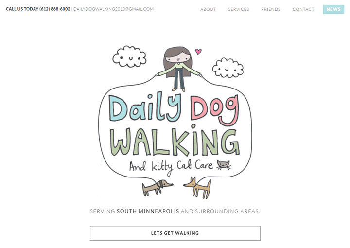 daily dog walking