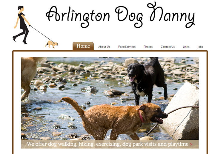 arlington dog nanny