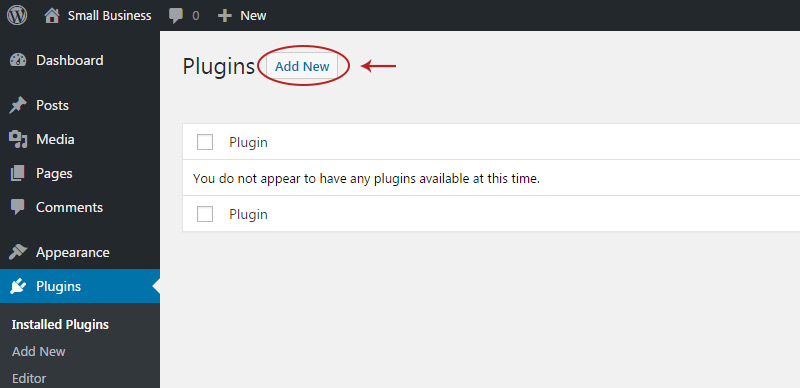 add new plugins link